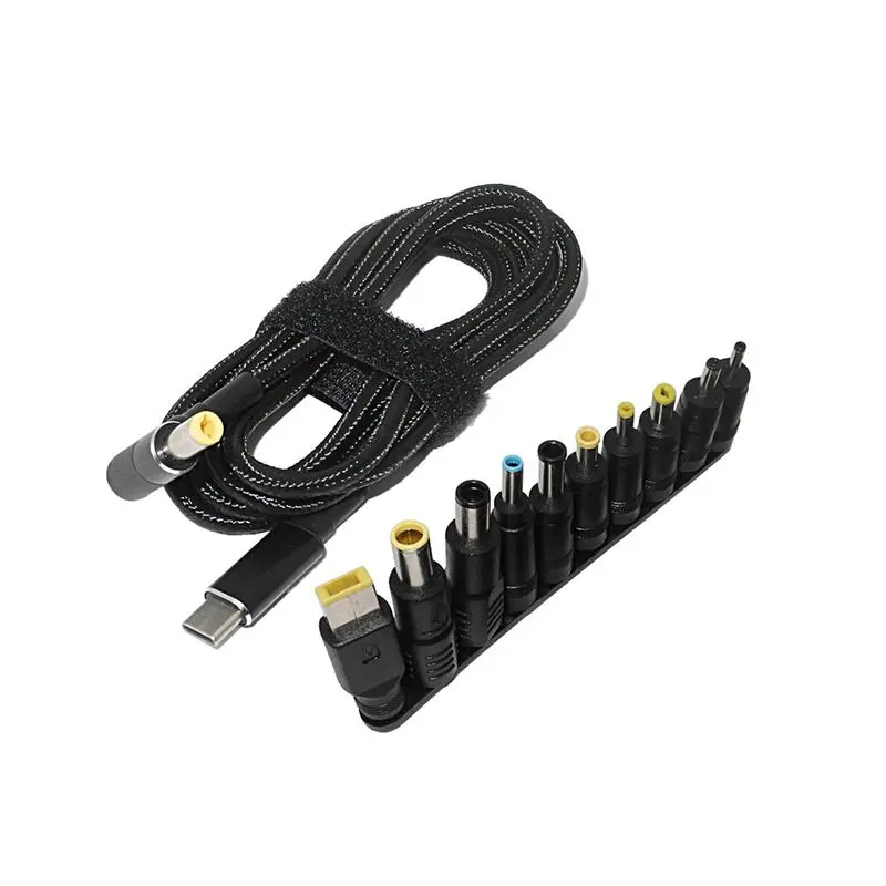 A01E-100W Type C Laptop Power Adapter Connector Plug USB Type C To Universal Laptop Jack Charging Cable Cord 1.8M