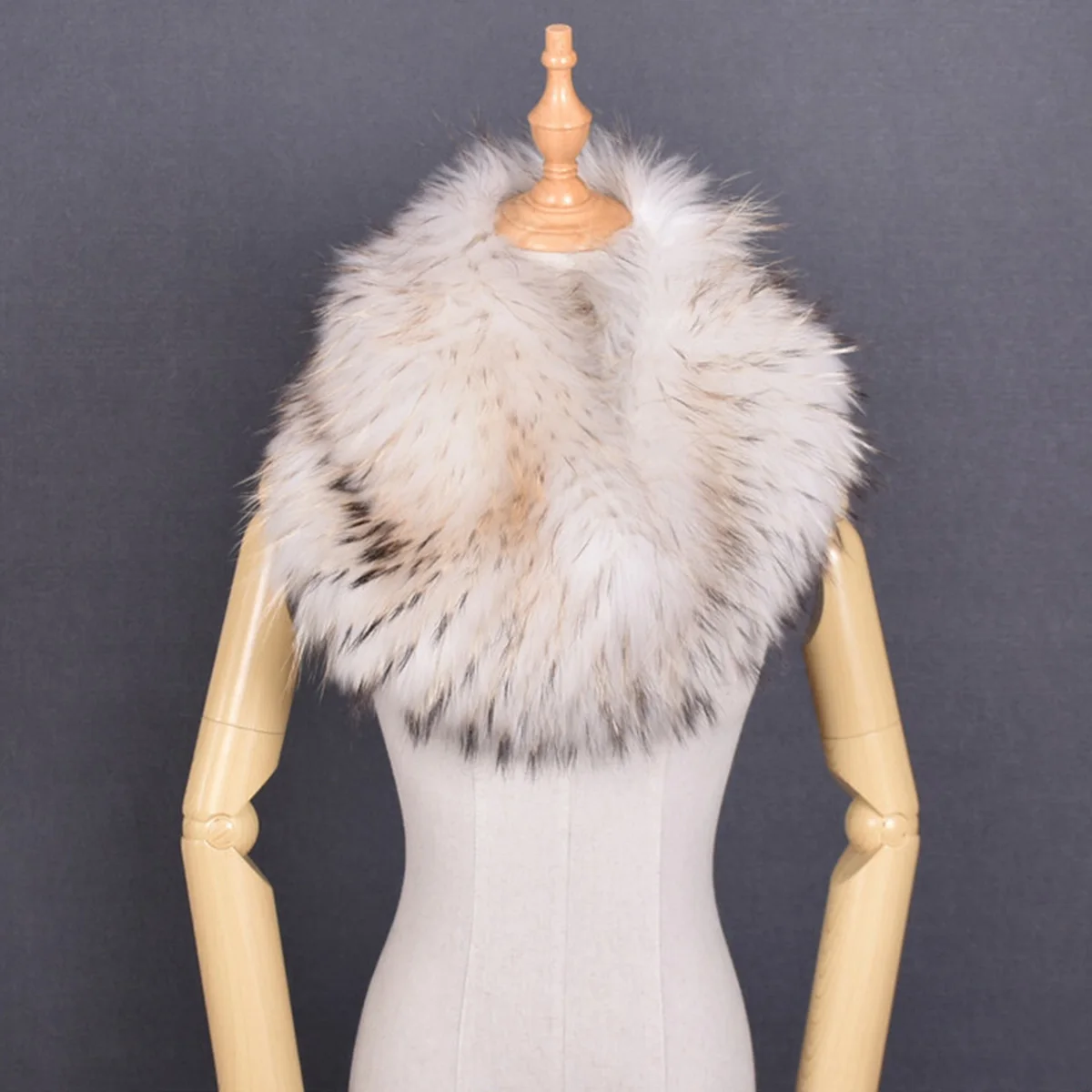 الفراء الطبيعي شال الزفاف الثعلب الفراء الروسية حفل زفاف يلتف شالات رقيق سيدة خمر فستان عباءات للنساء #4
