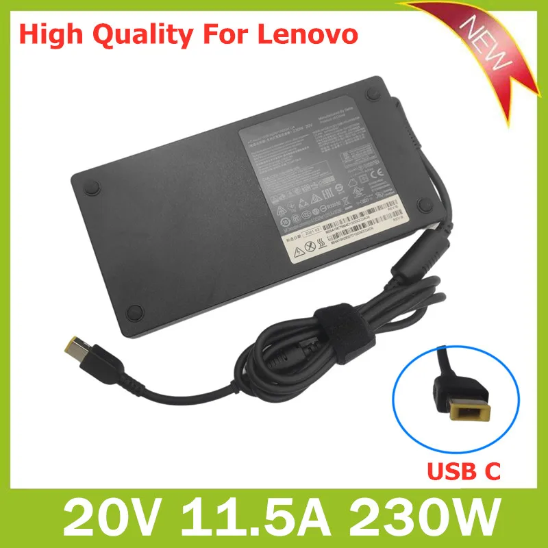 Original 230W 20V 11.5A USB AC Adapter Charger For Lenovo THINKPAD ADL230SLC3A ADL230SCC3A 02DL143 02DL144 Laptop Power Supply