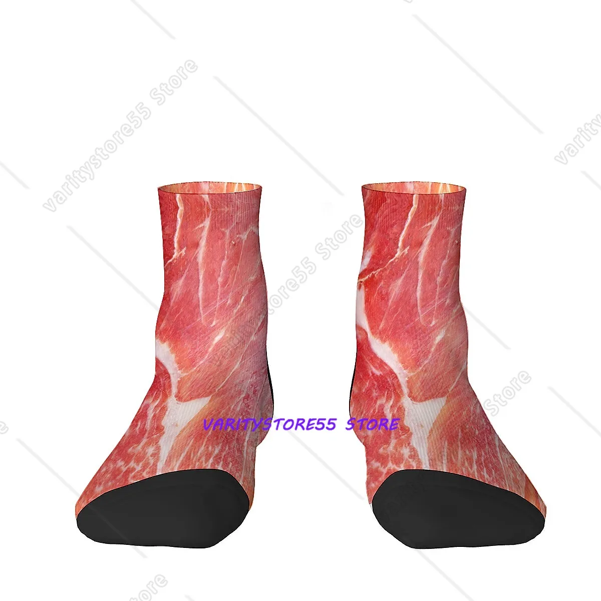 

Snowflake beef texture print unisex soft breathable hip-hop Crazy low-top socks Suitable for everyday wear in all seasons