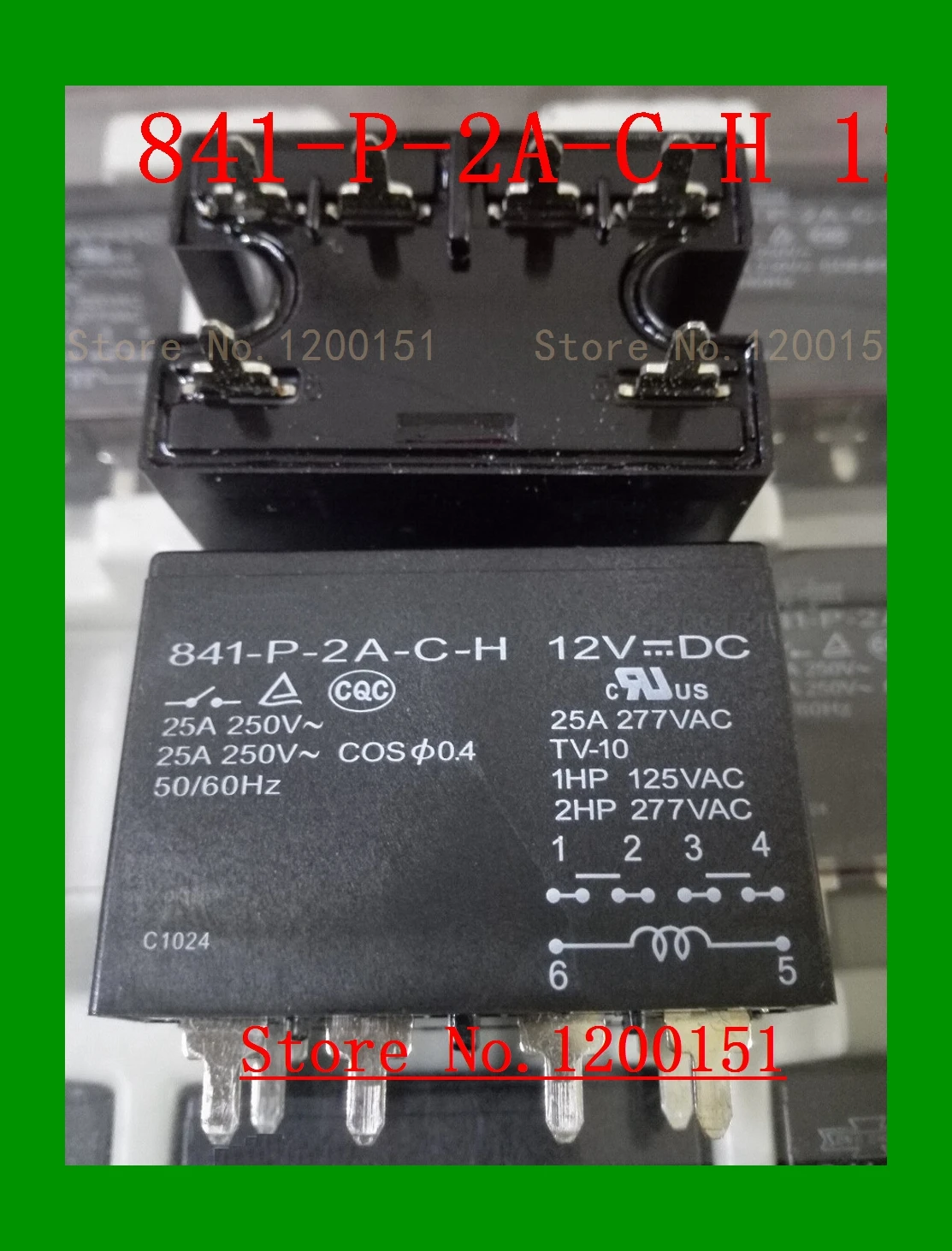 841-P-2A-C-H 12Vdc … - image