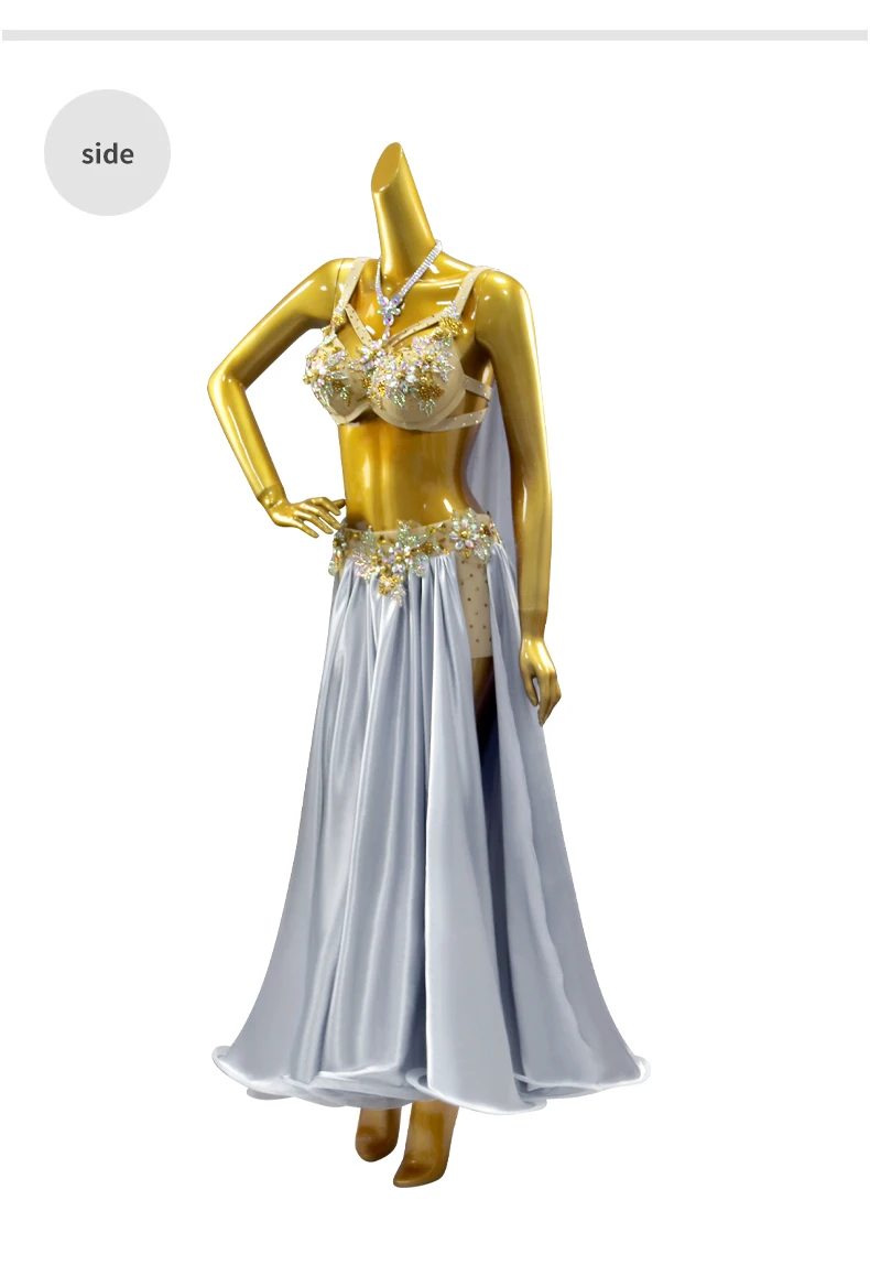 Kleid für orientalischen Tanz, Bauchtanzkostüm, Damen-Tanzkleidung, langer Rock 2026, Mädchen-Übungskleidung, Bühnen-Abendkorsett, Karnevalskostüm – Detail 8