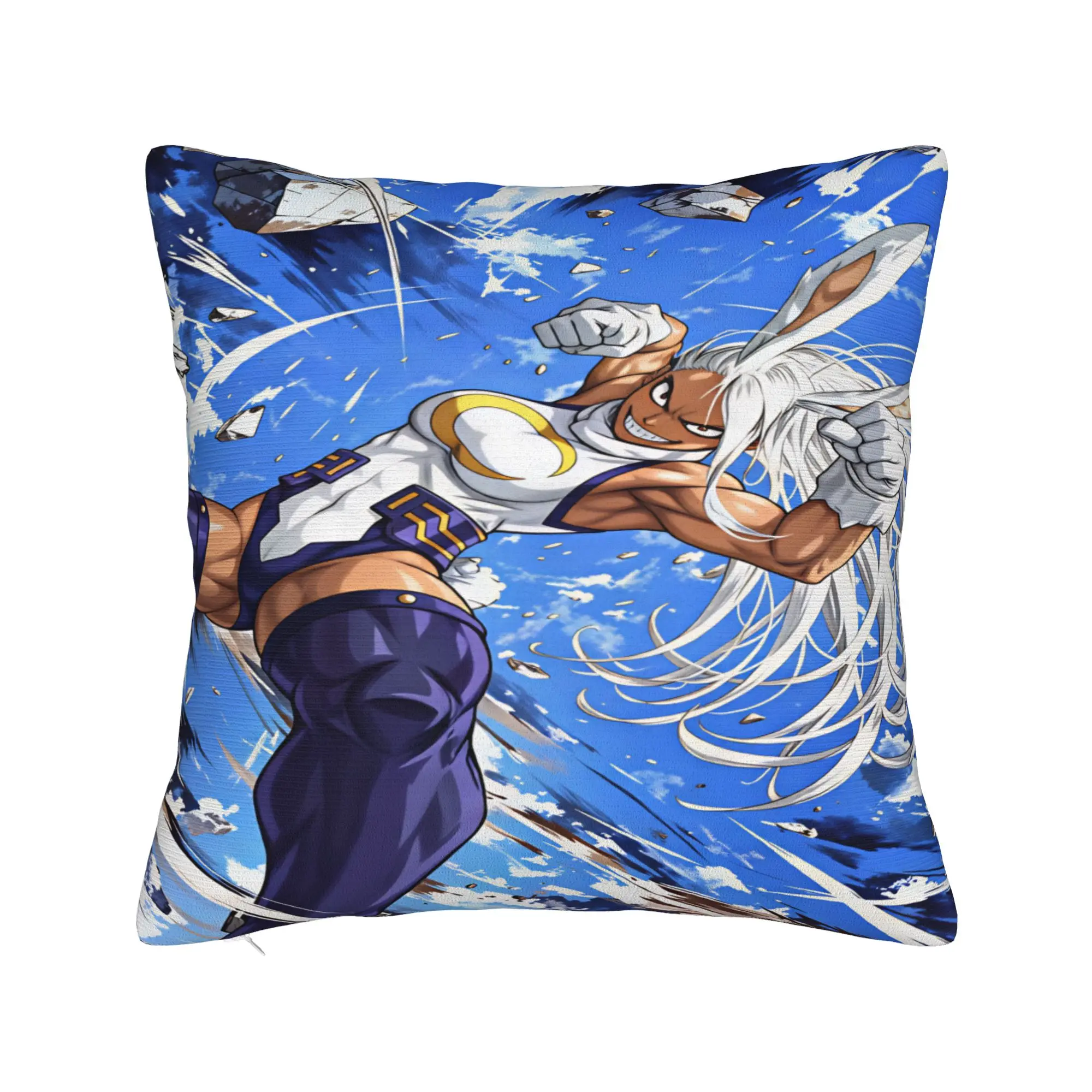 Rabbit Hero Mirko  Pillow Case  Comfy Pillow Cover Morden Pillowcases For Couch Sofa Bedroom