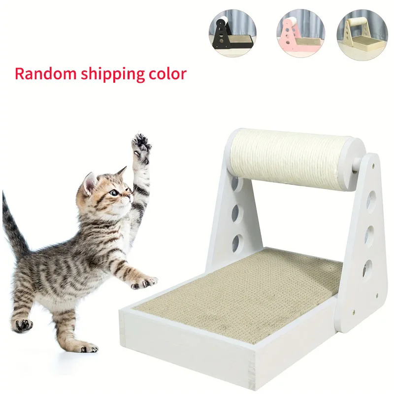 Multi colored (randomly shipped) cat scratch board, cat scratch column, cat toy, cat scratch cardboard