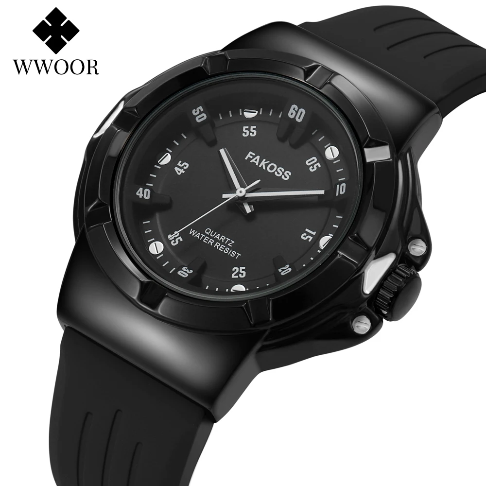 

2024 New Top Luxury Brand Quartz Watch For Men Silicone Strap Military Men's Watches 3ATM Waterproof Fashion Sports Wristwatch