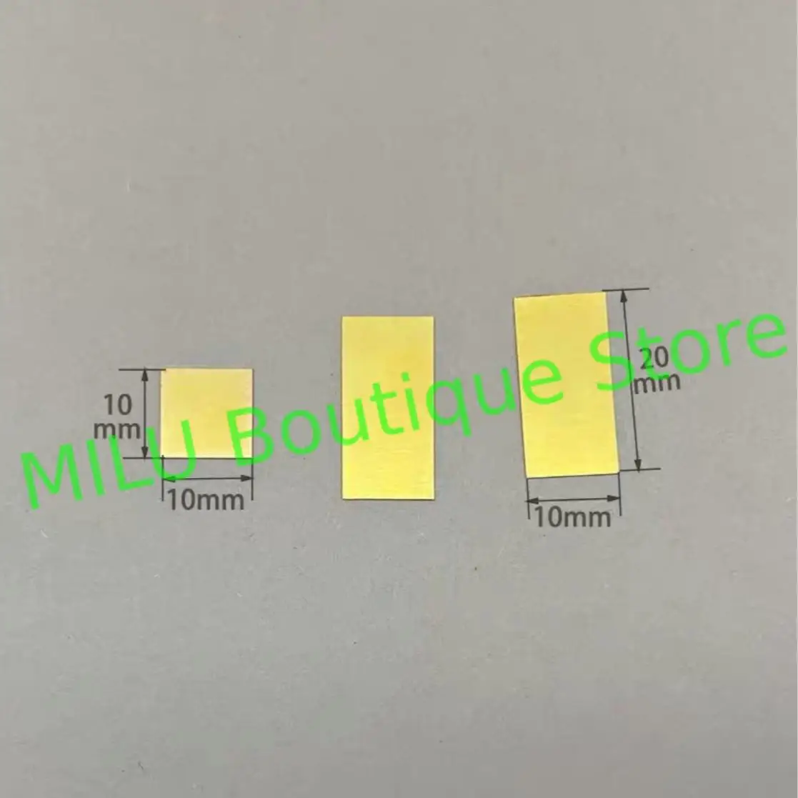 مختبر عالي الجودة ورقة ذهبية عالية النقاء قطعة عمل Au محتوى نقاء ورقة الذهب النقي 99.99 يمكن تخصيصها 0.1/0.2 مللي متر