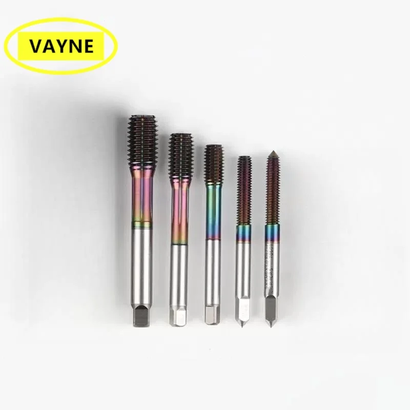 VAYNE HSSE メトリックおよびファインフォーミングタップ TC50 M1.6M2M3M5M6M8M10M12M14M16 X0.125 0.2 0.3 0.35 1 2 1.25 1.75 0.6 マシンタップ