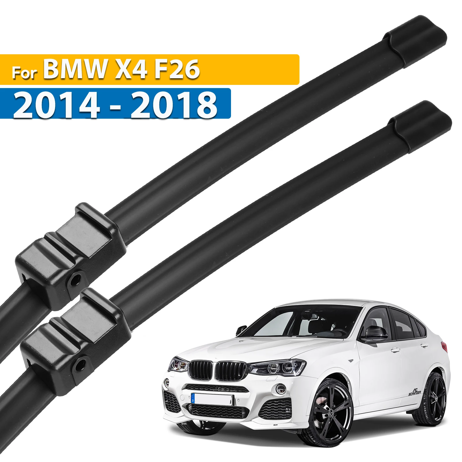 

Erick's Wiper LHD Front Wiper Blades For BMW X4 F26 2014 - 2018 Windshield Windscreen Clean Window Car Rain Brushes 26"+20"