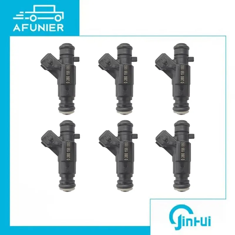 

6Pcs Fuel Injector Nozzle For Chevrolet Marine Mercruiser 350 5L 4.3L 6.2L OE No.:0280156080
