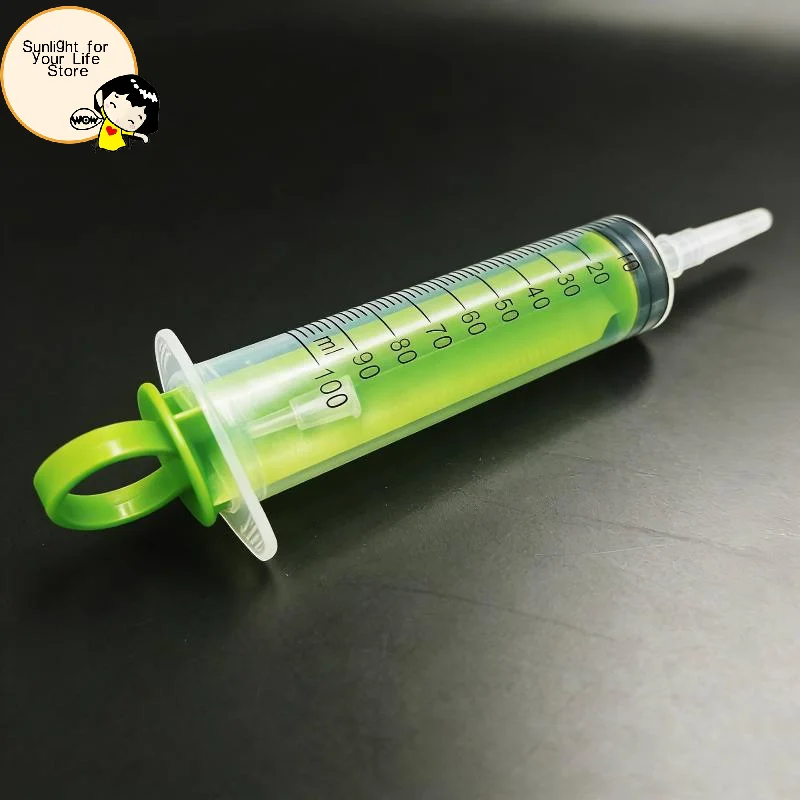 HOT!Non-slip Push Rod Industrial Syringe 60ml 100ml Colored Ring for Glue Injection, Adhesive Dispensing & Home Repair