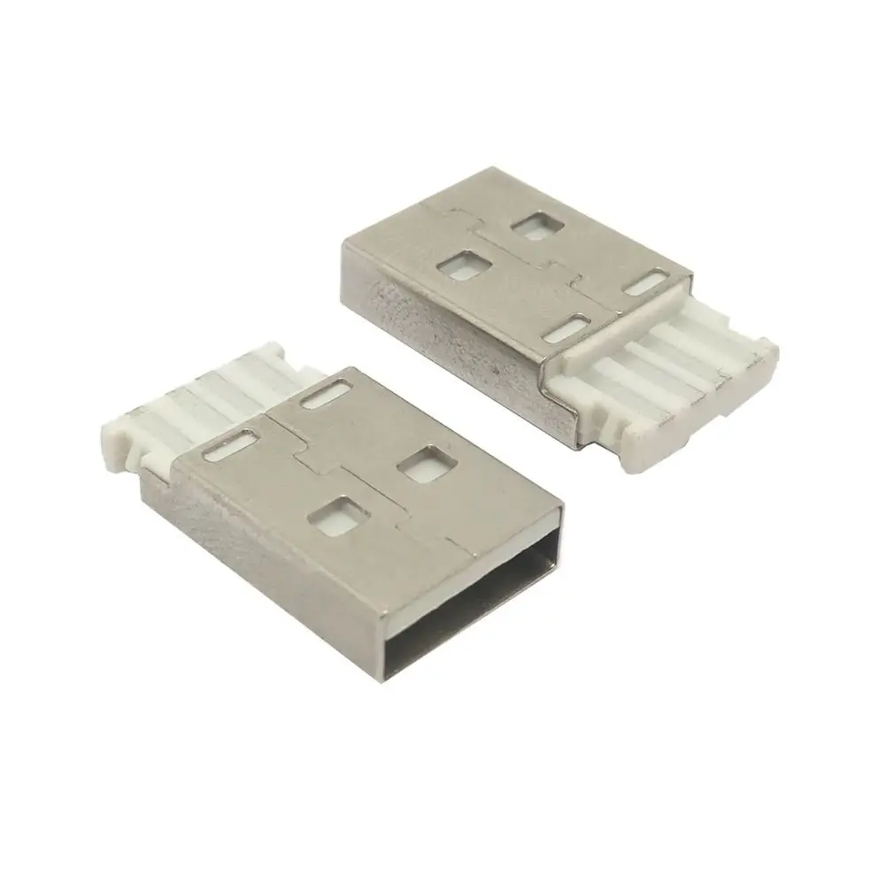 2 PCS USB 2.0 plug up, down, left, right DIY custom L-shaped elbow 90 degrees Android Micro Type-C Mini USB data power supply