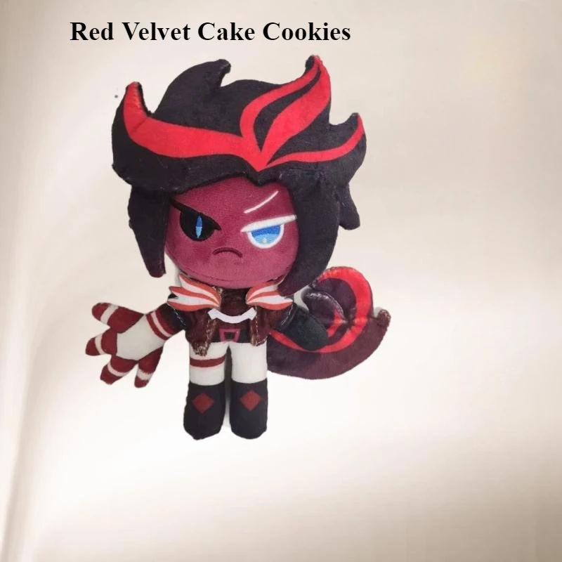 

Red Velvet Cake Cookies Shadow Milk Cookie Plush Toy Game Doll Cute Cartoon Game Cookie Run Kingdom Kid Birthday Xmas Gifts