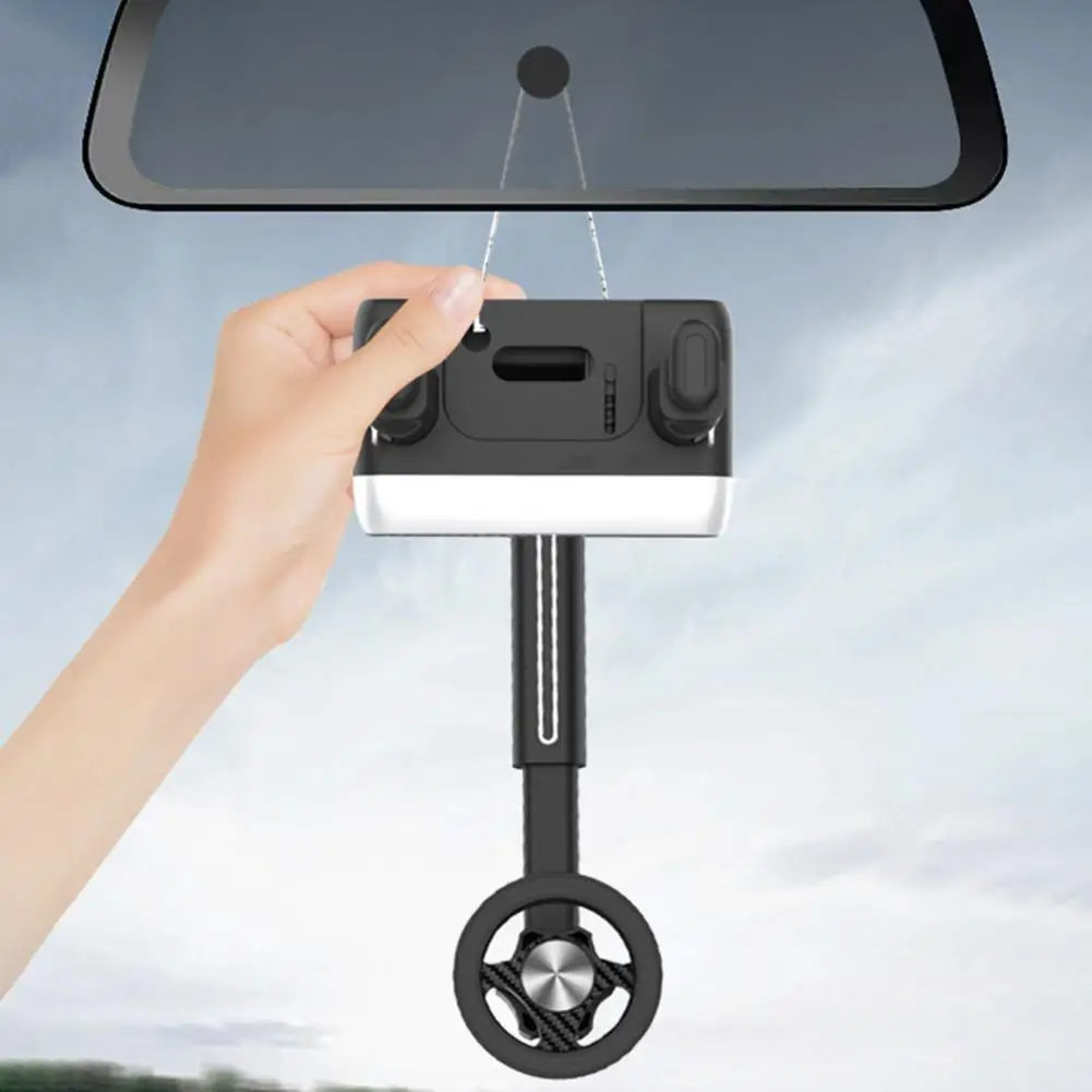 Car Phone Holder Magnetic Rear View Mirror Bracket with Adjustable Telescopic Rod High Stability Retractable Universal Mount