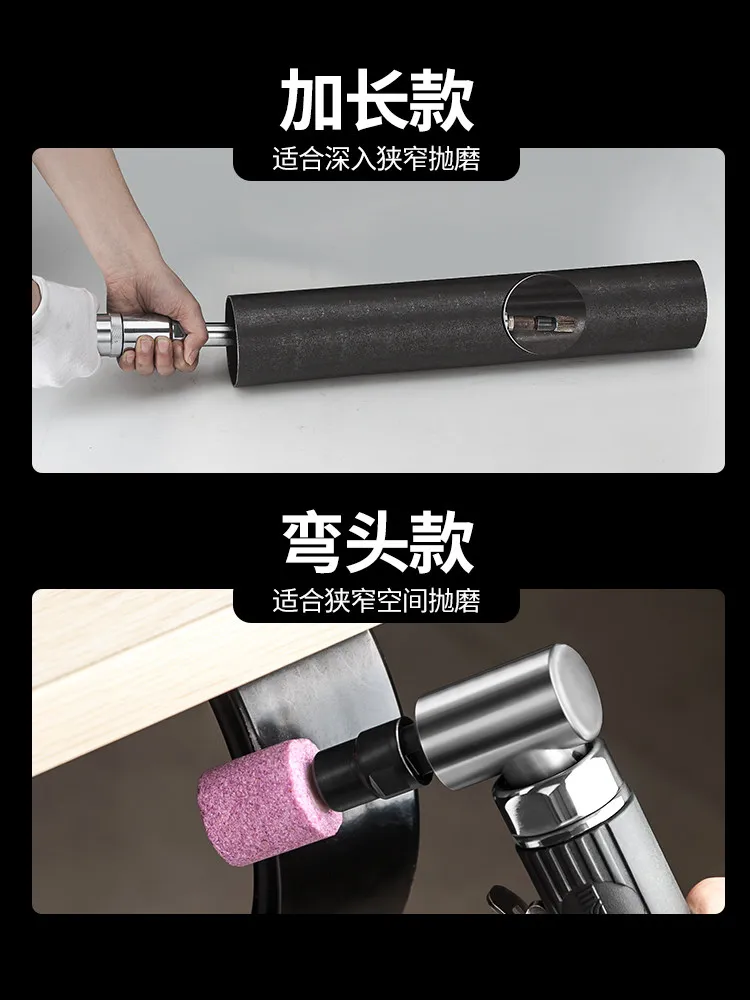 Pneumatic Grinder Engraving Grinder Small Polishing Machine Internal Grinder Extended Direct Grinding Pneumatic Tire Repair Tool