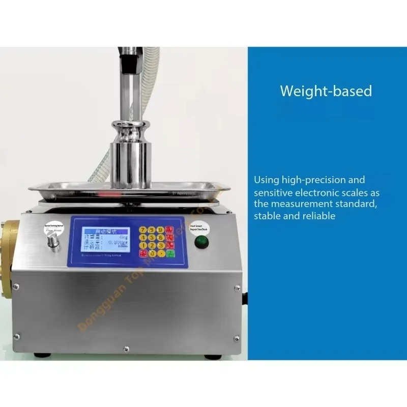 SY-L15+Copper Fully Automatic Weighing And Quantitative Filling Machine For Viscous Liquid Honey, Sesame Paste, Cream And Butter