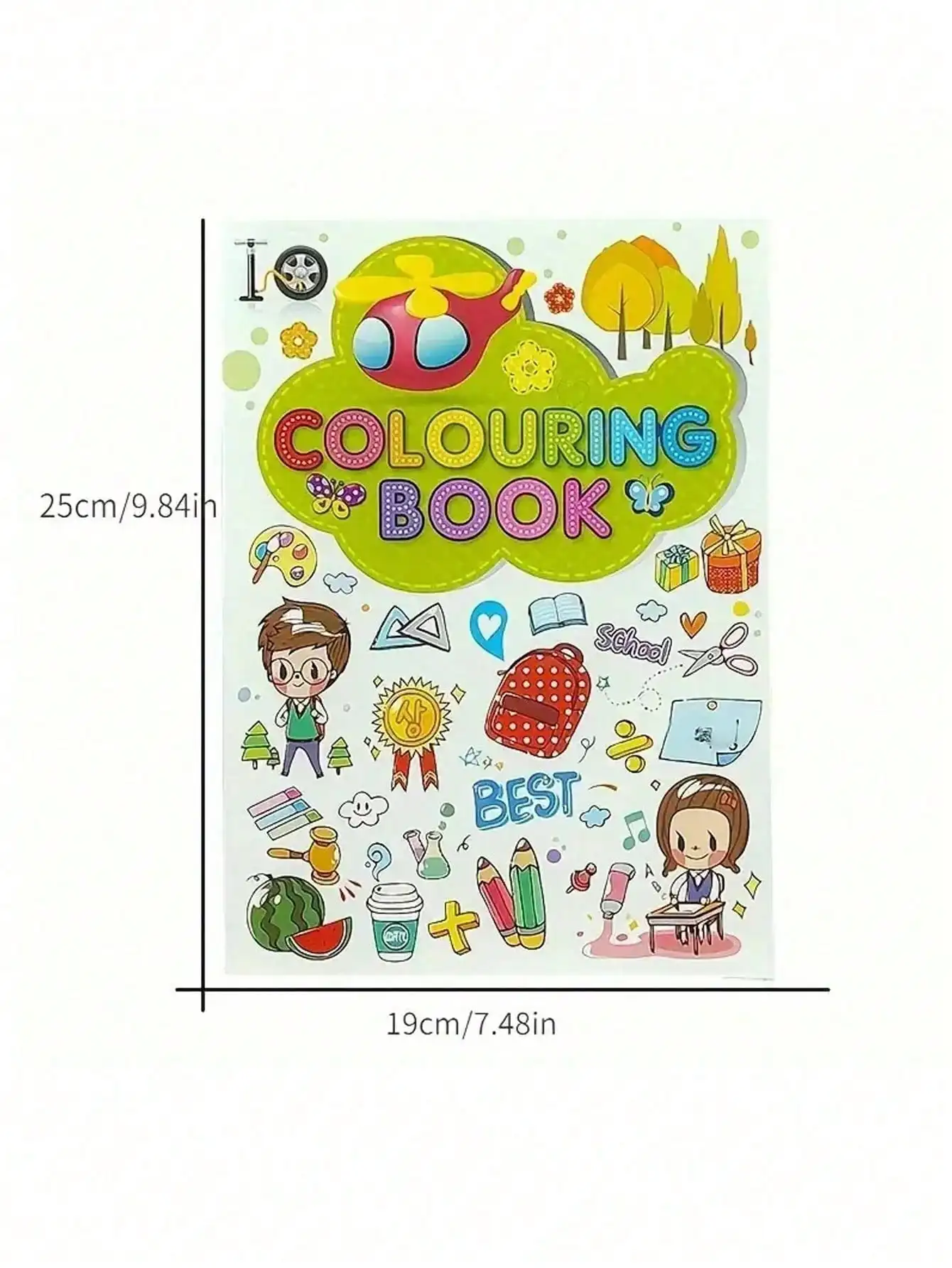 كتاب صور كرتوني للأطفال باللغة الإنجليزية، رسومات رسومات وتلوين لطيفة لرياض الأطفال #3