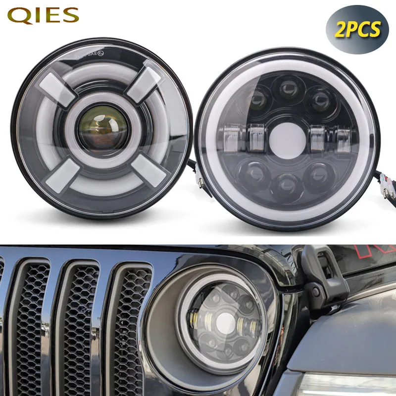 

7 Inch LED Headlight 180W 4x4 Car Modified Lights High Power Automotive Truck Headlamp Off-road External Auxiliary Light Bar