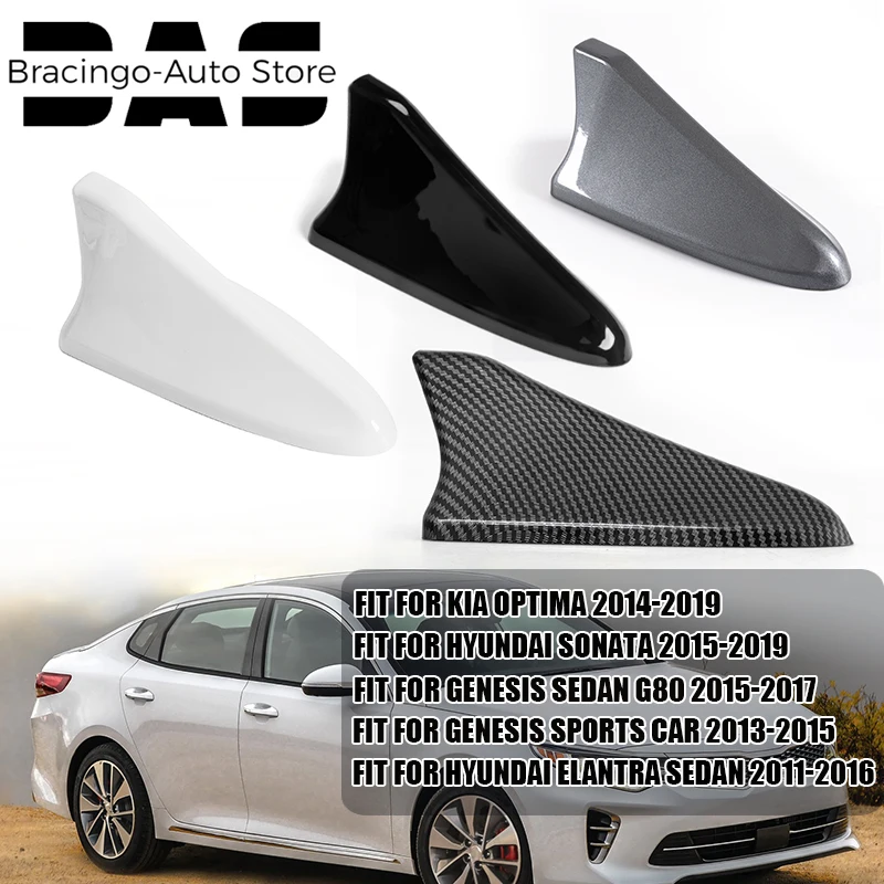 

High Quality 1pc Car Roof Antenna Signal Enhancement Shark Fin Aerial Fit For Hyundai Sonata G80 Kia Optima 96219-D5000EBQK