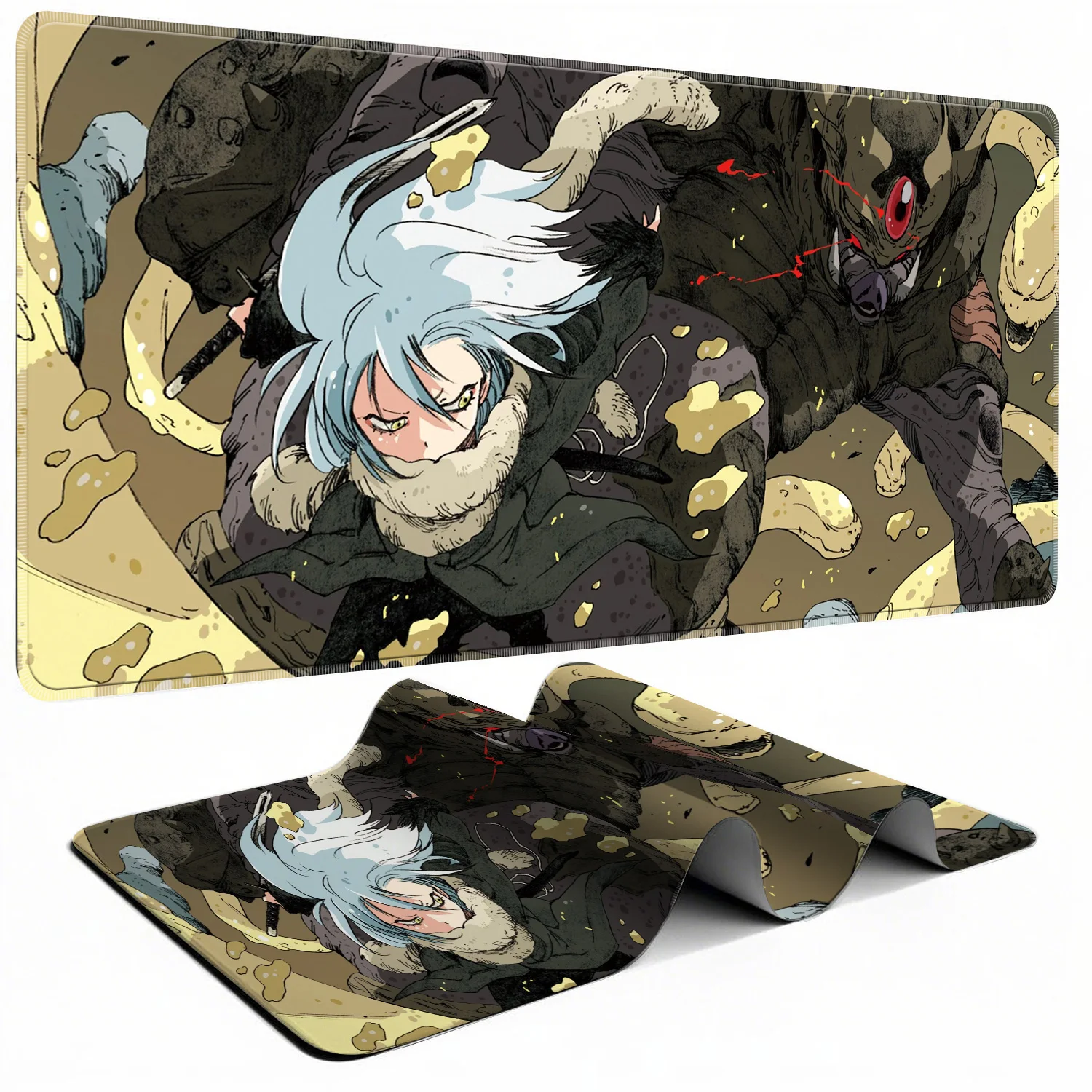 HD Printing Anime That Time I Got R-Reincarnated As A Slime Mouse Pad Rimuru Mousepad 900x400mm Computer Keyboard Pad Desk Mat