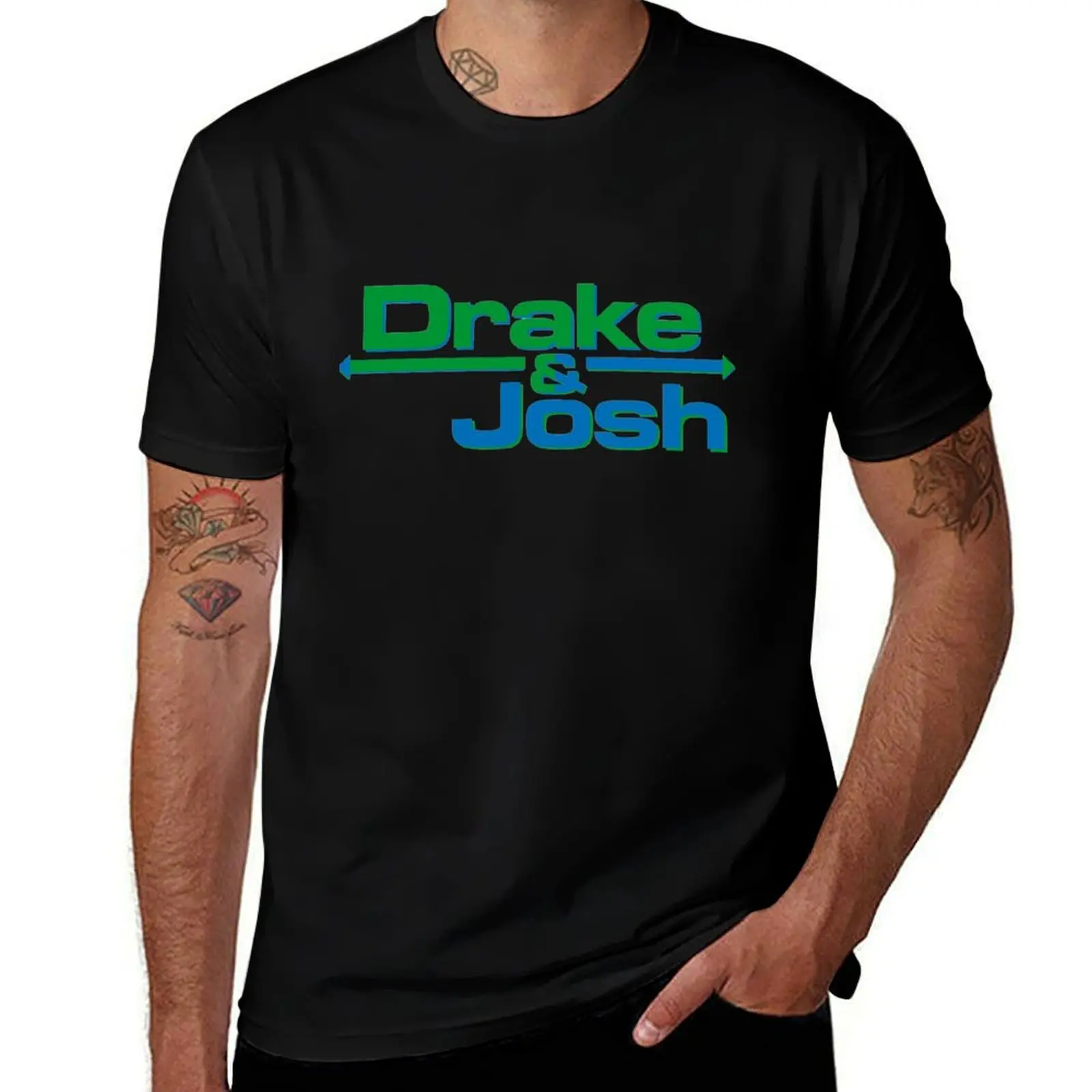 

Drake and Josh Stickers T-Shirt Fashion Print Casual Short Sleeve