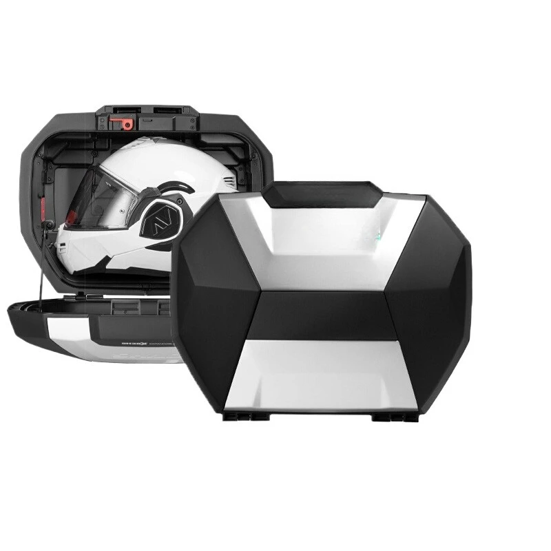 

Motorcycle side box retractable waterproof aluminum alloy imported cycling side bag side box SH38X