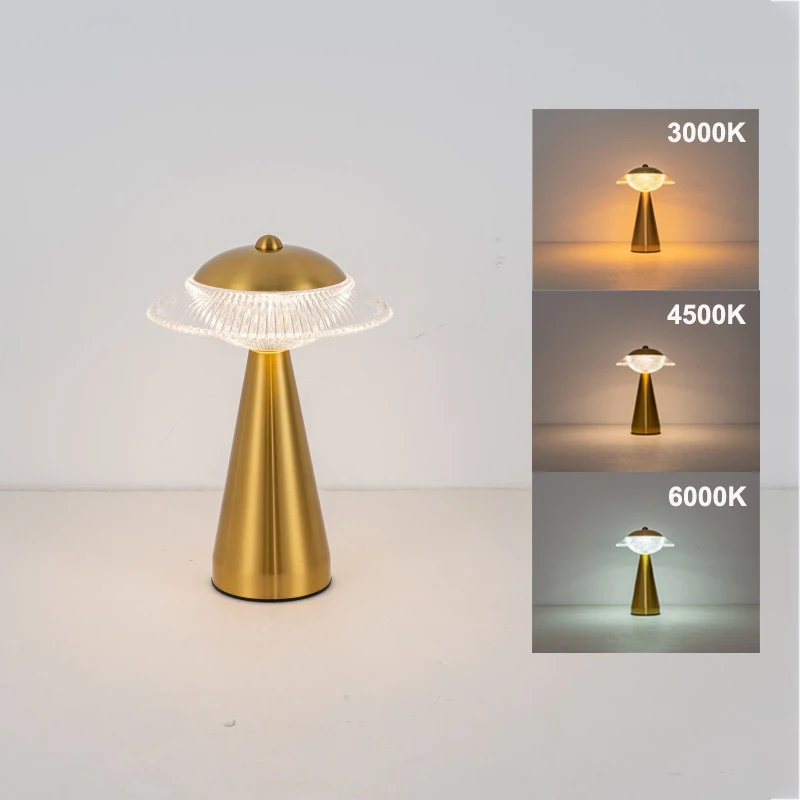 GGbingo LED الجدول مصباح اللمس الاستشعار سطح المكتب ضوء الليل مصباح القراءة القابلة لإعادة الشحن لمطعم فندق بار غرفة نوم إضاءة زينة
