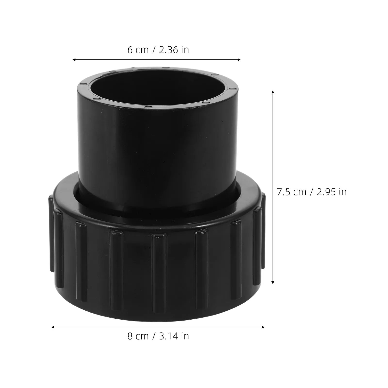 Heavy Duty Pool Pump Union Connector Kit Thickened PVC Leakproof Union Fitting for Spa Hot Tub Water Pump Systems