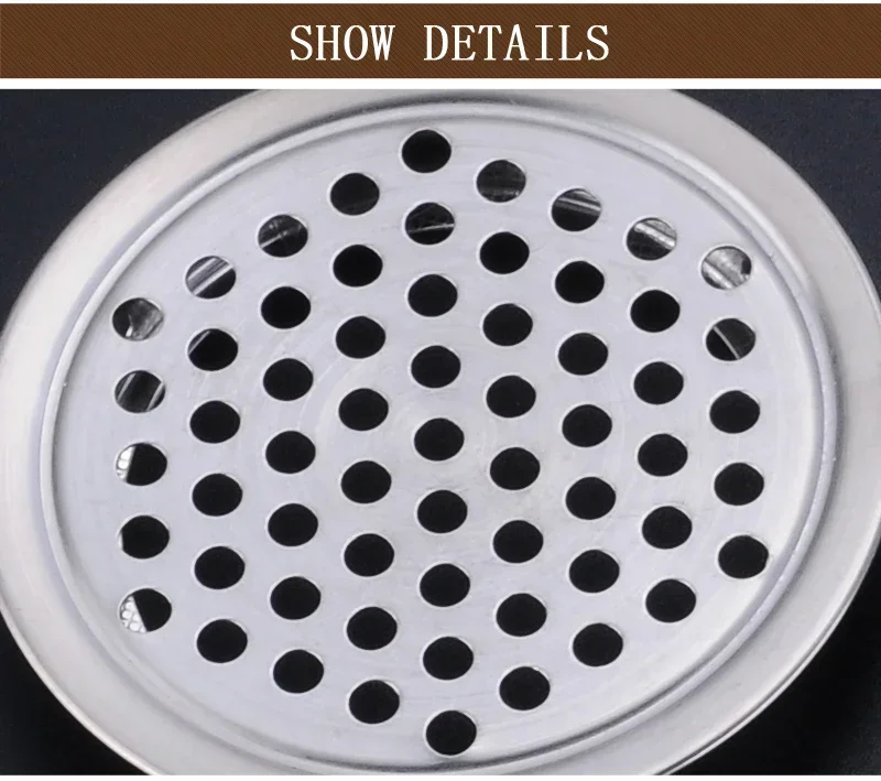 4-piece stainless steel core ventilation opening, wardrobe mesh vent core ventilation opening, louver ventilation cover