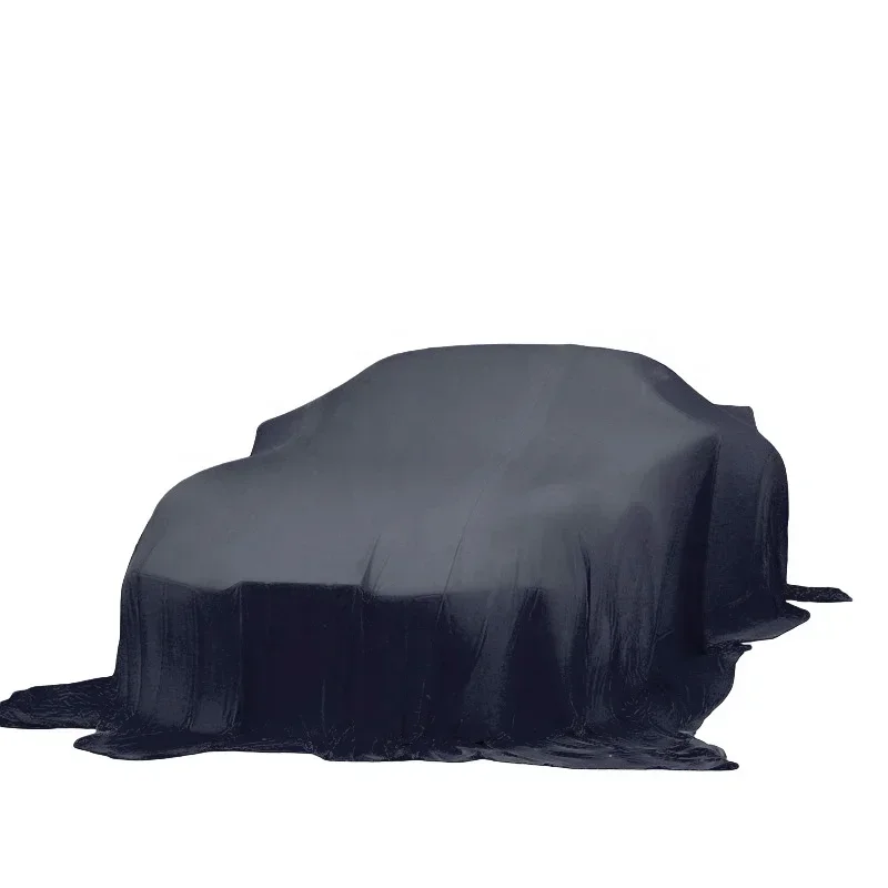 Showroom Reveal Tailored Black Dust Proof Car Cover Soft Satin Indoor Reveal Car Cover