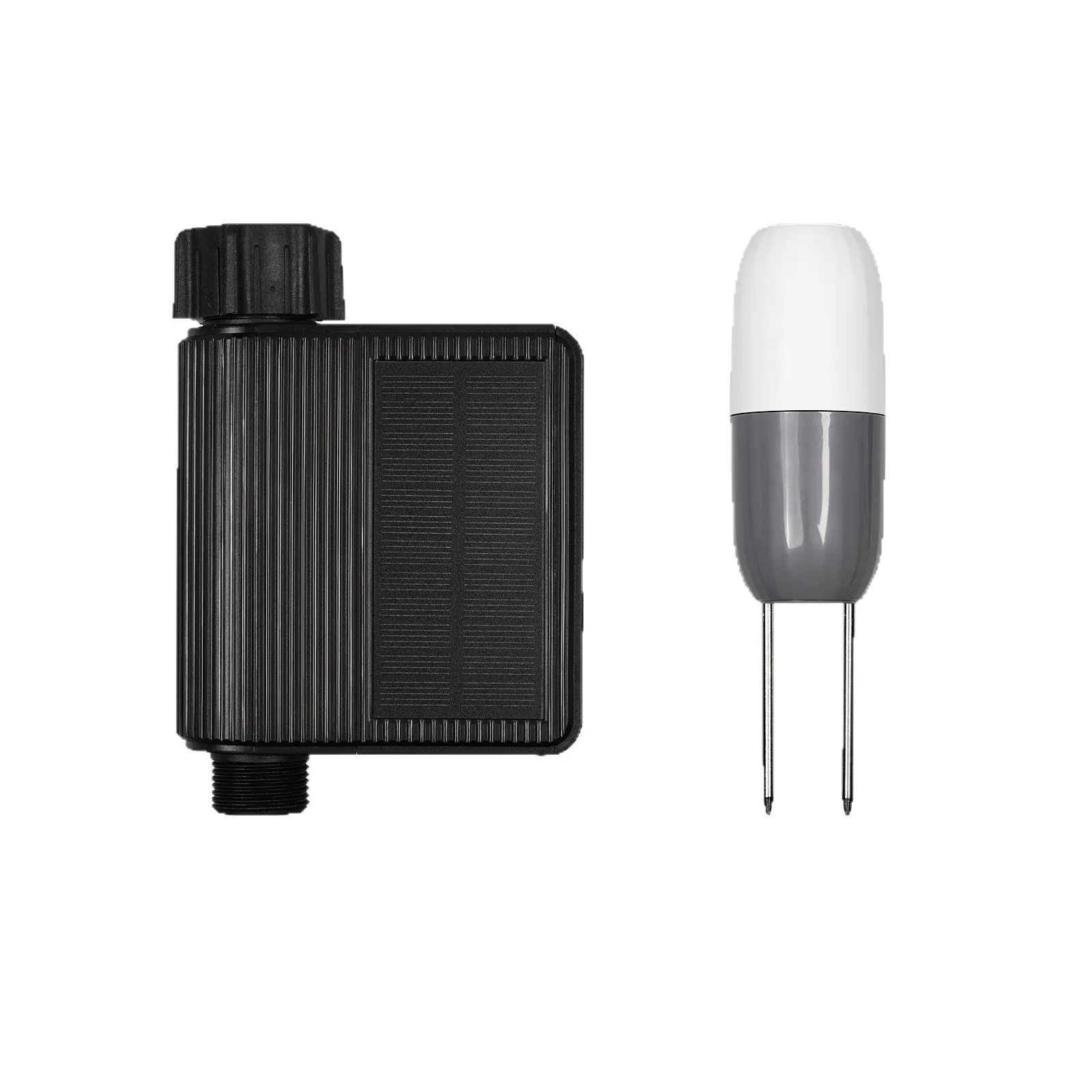 Tuya Smart Wifi Timer per irrigazione Irrigatore a energia solare Sistema di irrigazione a goccia Registratore di flusso d'acqua integrato Controller dell'acqua