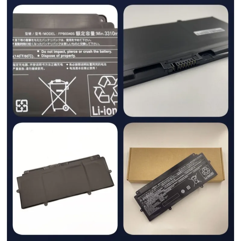 FPB0340S 14.4V 50Wh 3310mAh Rechargeable Lithium-ion Battery Pack for Fujitsu LifeBook U937 U938 U939 E548 Laptop Batteries