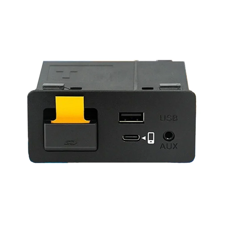 

High Quality For Mazda 2 3 6 CX-3 CX-5 CX-9 For Carplay Android USB TYPE-C Aux Miata Interface Port Hub Adapter TK78-66-9U
