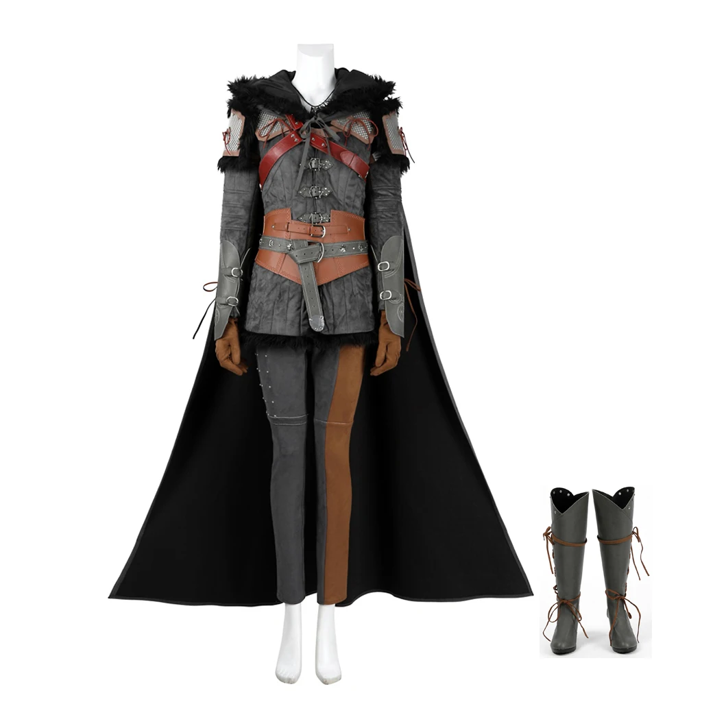 

Кири Косплей Костюм Ведьмы Игровой Костюм Цирил Женская Фантазия Униформа Обувь Плащ Реквизит Аксессуары Хэллоуин Карнавальные Наряды