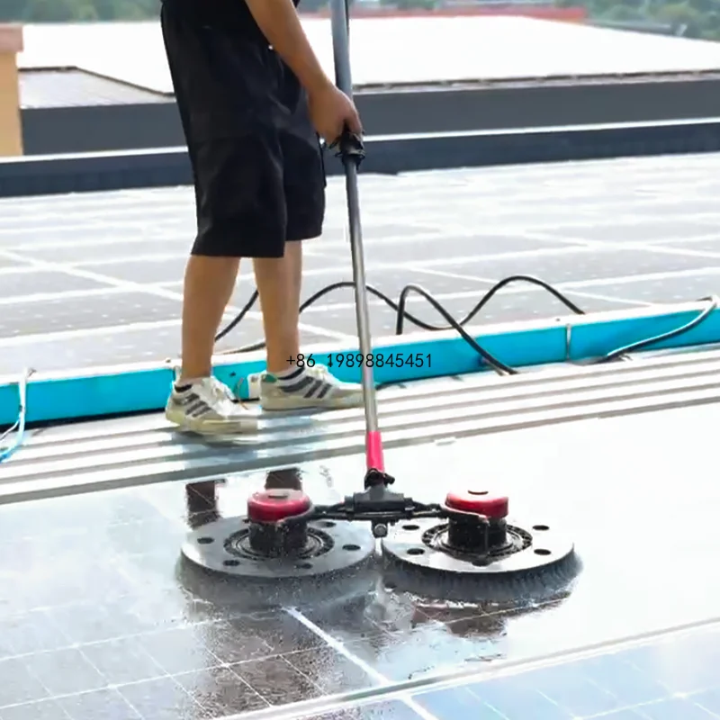 Washing Kit Clean Fed Pole Equipment System Washer Cleaner Rails Automatic Systems Roof Solar Panel Cleaning Brush