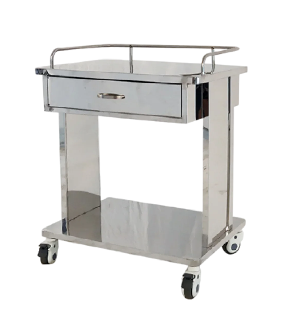 Hebei Factory Sale Stainless Steel Emergency Medicine Trolley Medical Tablet Trolley