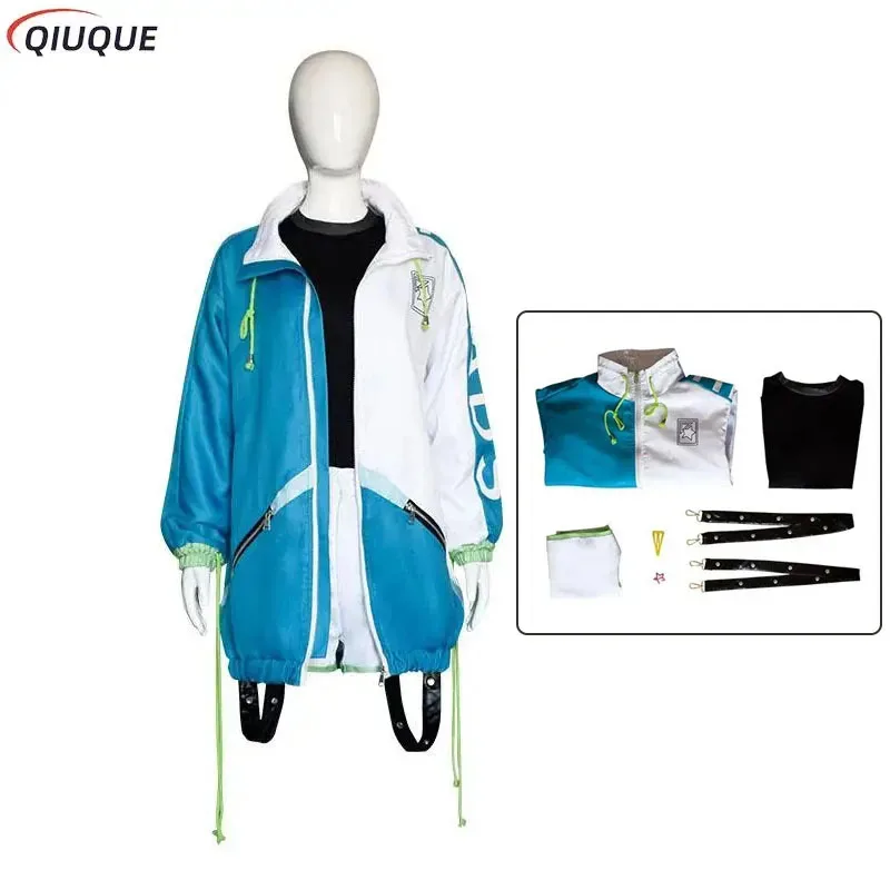 

l2025l Хэллоуин Shiraishi Косплей Костюм Проект Sekai Красочный Сценический Яркий Костюм BAD SQUAD Женщины Девушка Хэллоуин Карнавал Па