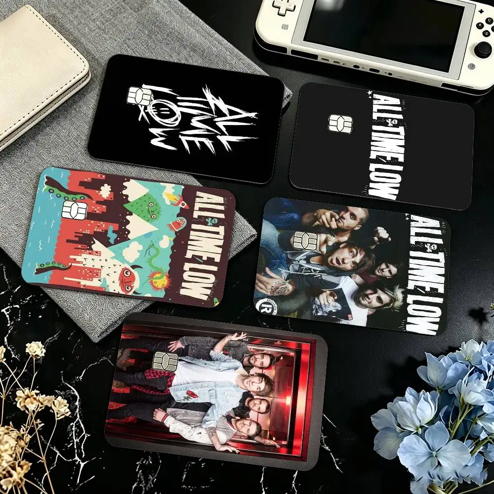 All T-Time Low Rock Singer  Credit Card HD Stickers Small Chip Waterproof Sticker Game Card Decal Gift
