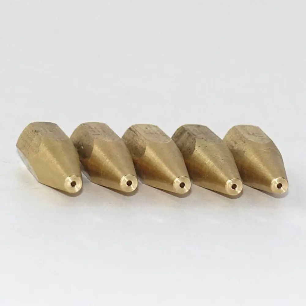 5pcs H01-2 Gas Brazing Torch Nozzle Pure Copper Oxygen Propane Acetylene Liquified Gas Torch Tip