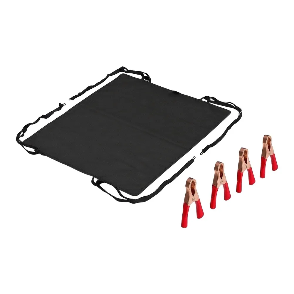 For RV Rear Door Shade Cover for Camper Tailgate Sunshade Panel 180x114cm or 176x114cm 600D Oxford Cloth with 4 Clips