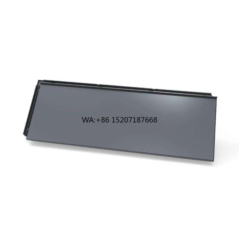 Power Output for Weak Light Building Integrated Energy Applications CdTe BIPV Solar Roof Tiles with 75W Efficiency and 2.30A
