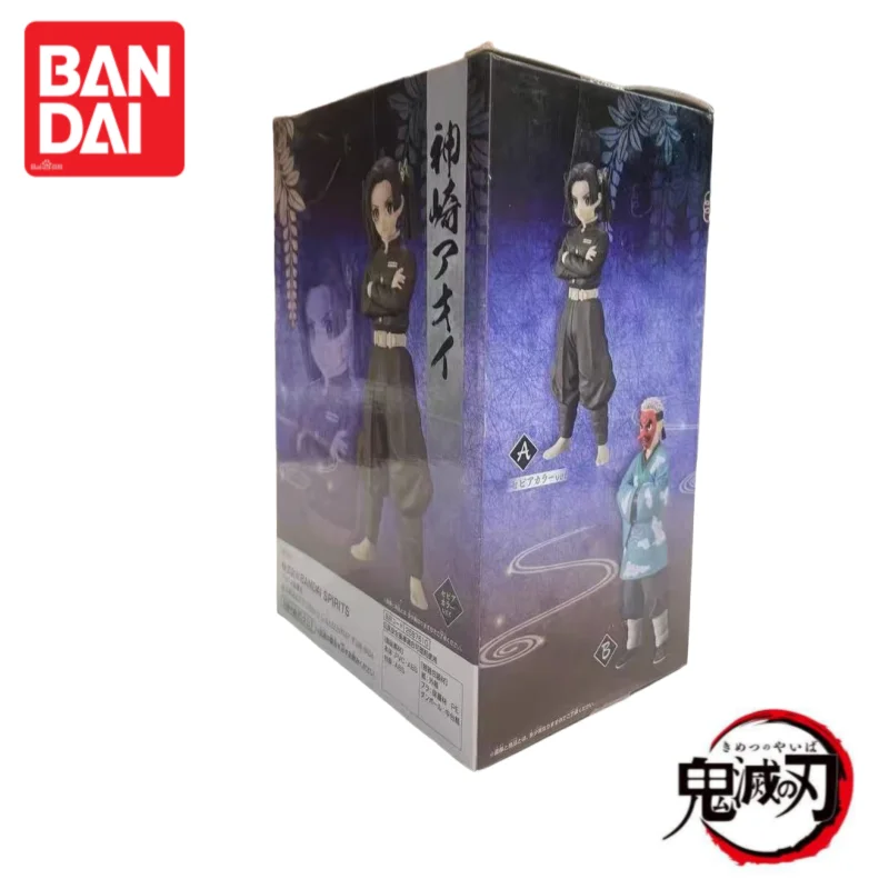 100% genuino en Stock Original Bandai Banpresto Demon Slayer Banpresto Kanzaki Aoi caja Original estatuilla regalos de vacaciones adornos