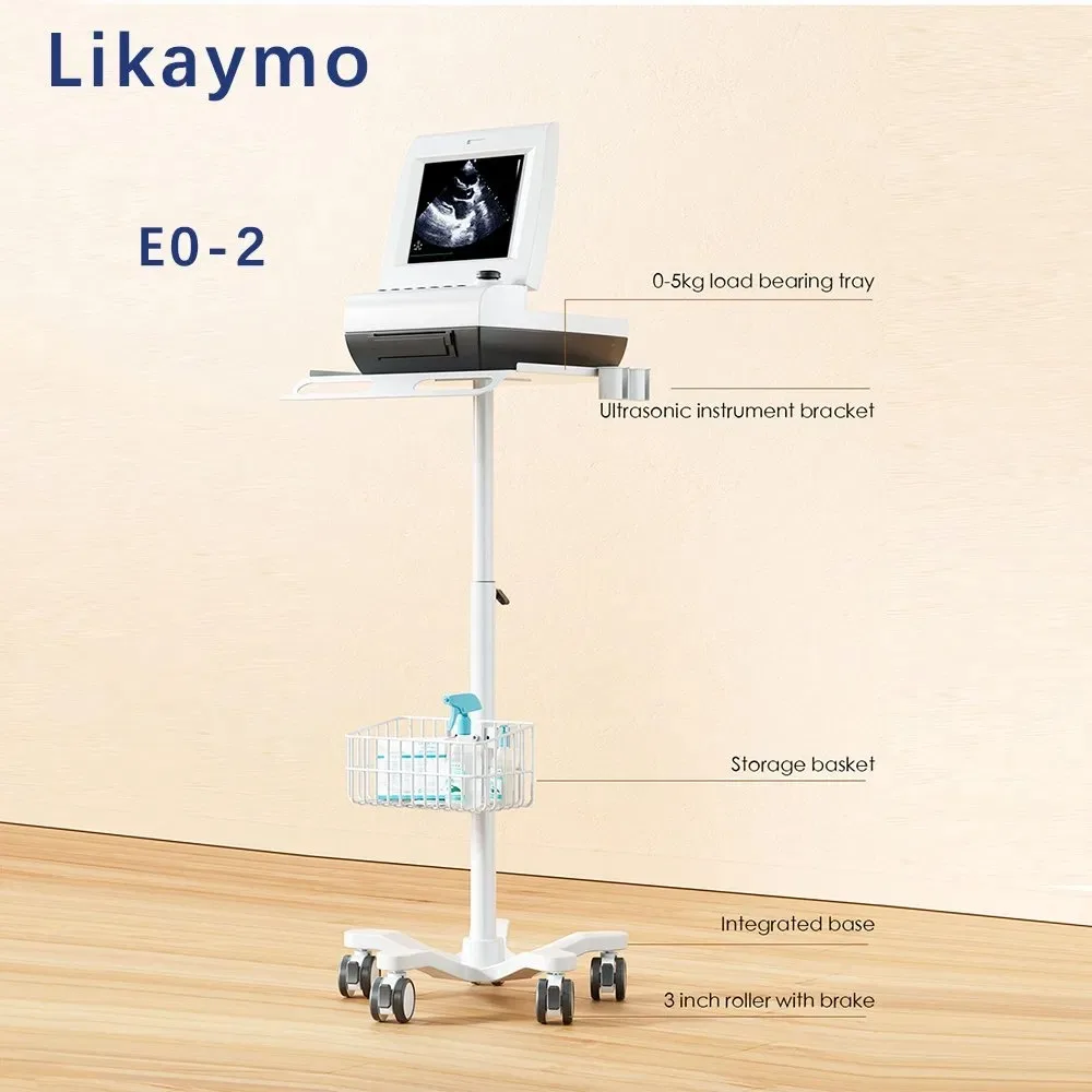 Advanced Colour Doppler Mobile Trolley for Medical Professionals Ultrasound Cart