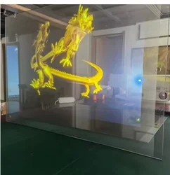 98 inch transparent rear projection foil film for projection