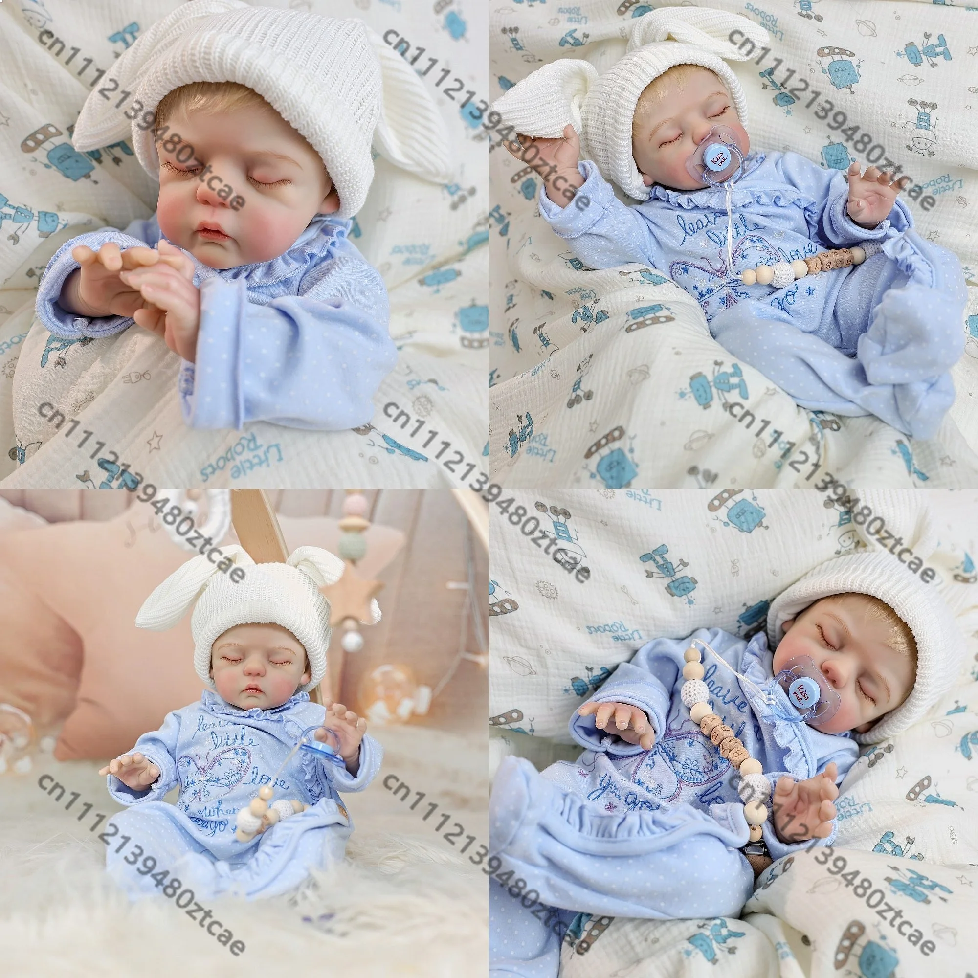

22 Inch Newborn Realistic Baby Doll Toy for Kids Educational Pretend Play Gift