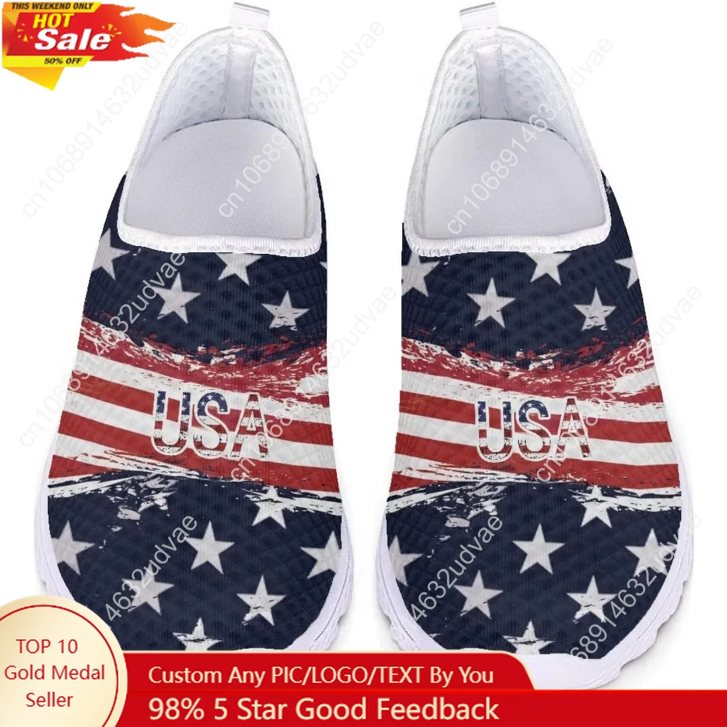 

American Flag Shoes for Men Women Road Running Shoes Womens Mens Comfortable Walking Tennis Sneakers Athletic Shoes