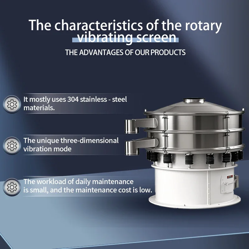 고정밀 식품 산업용 등급 씨앗 진동 스크린
