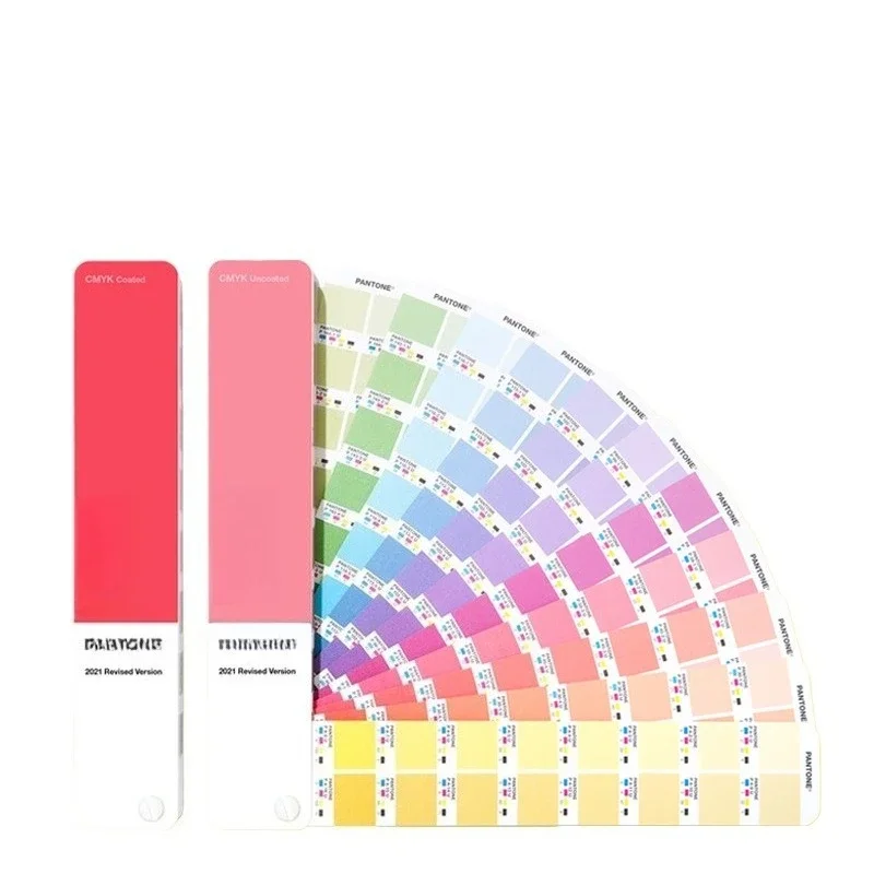 Glossy coated paper & offset paper four-color printing set CU color card GP5101C