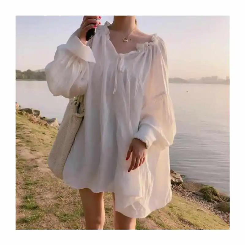 

Loose Fit Long Sve irt Fake Women Sle Clothing Protection Faion Urban Men's plus Size Top Cotton 00% Inner Wear