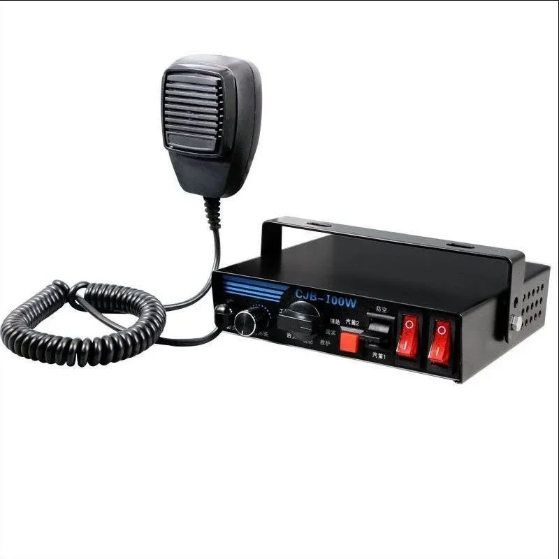 

200 Вт Новый хост автомобильной сигнализации 12 В 24 В с громкоговорителем 9-тональный автомобильный звуковой сигнал