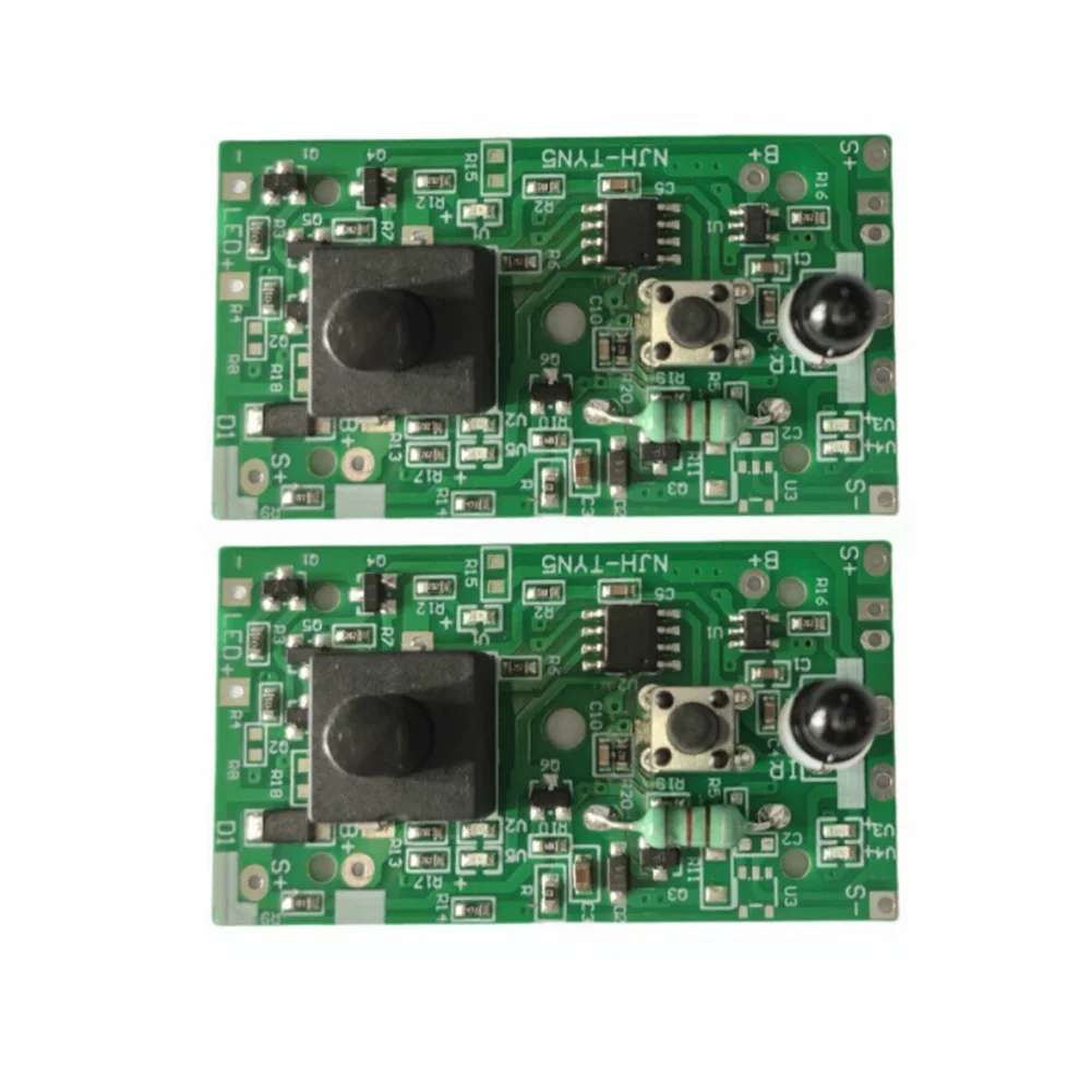 2PCS Solar String Light Control Board Works With Standard 3.7V Lithium Battery and 5V or 6V Solar Panel For Outdoor Applications